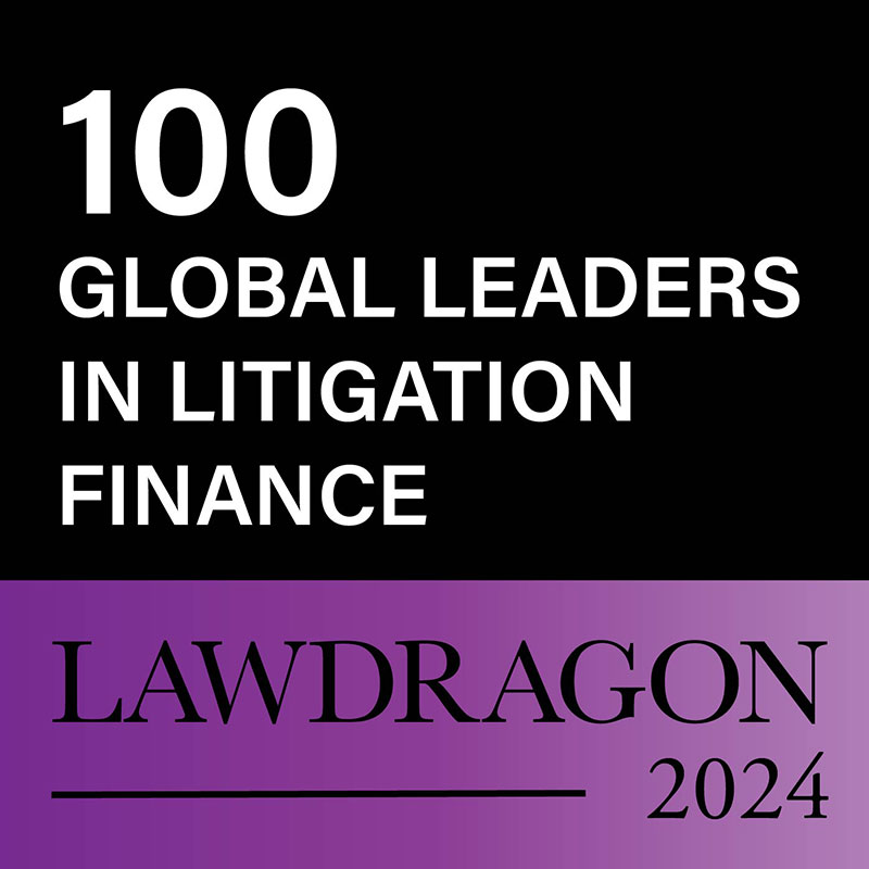2024 Lawdragon 100 Global Leaders in Litigation Finance logo